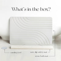 Bathroom Mat Hard Pad Diatomite Absorbent